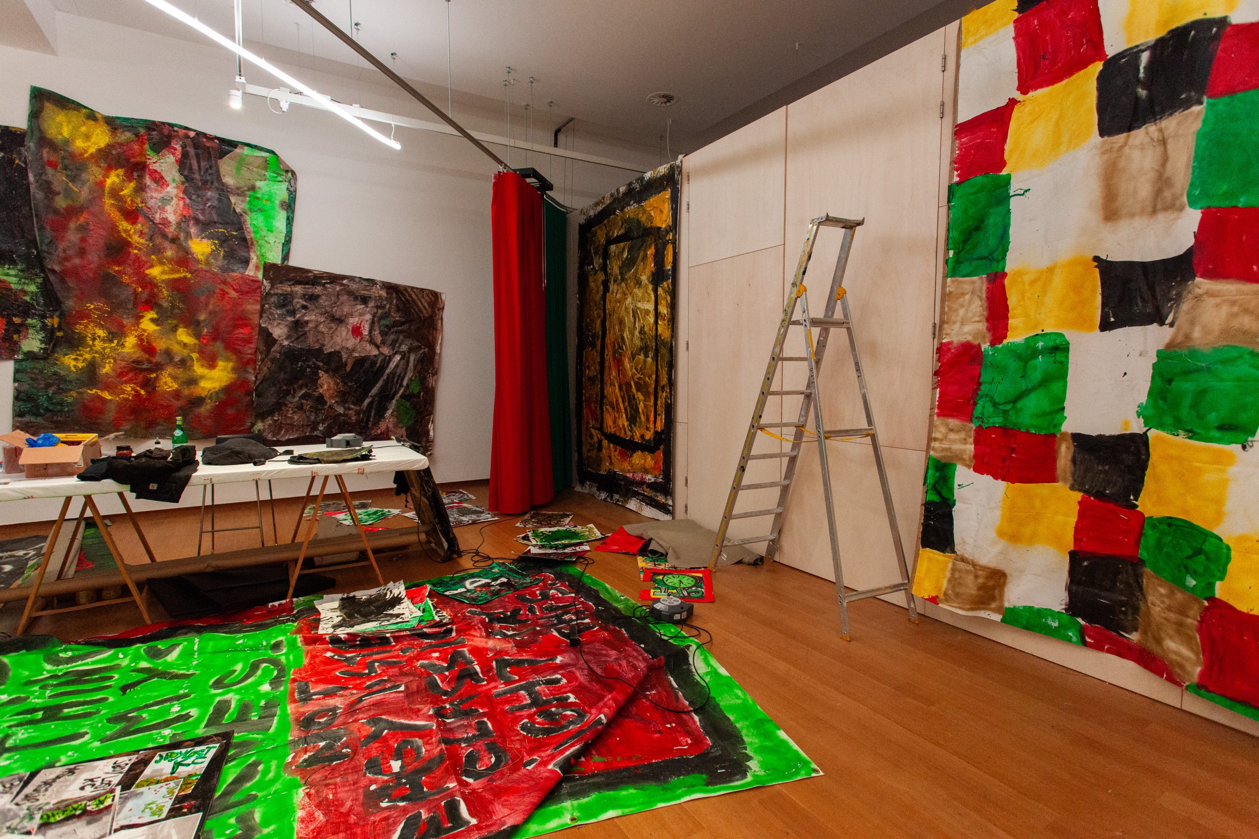Marcel van den Berg: Process during Manifestation #8 To Be Determined
