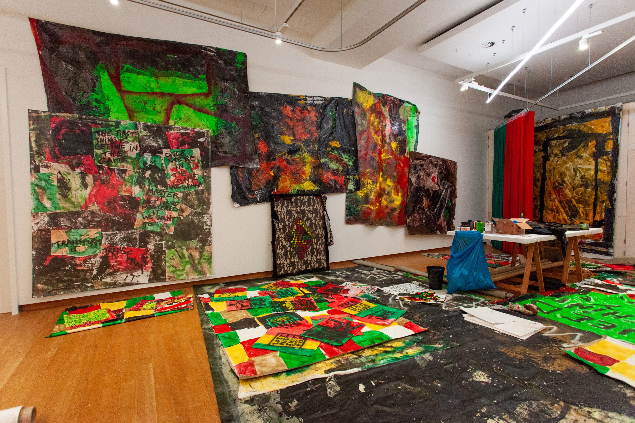 Marcel van den Berg: Process during Manifestation #8 To Be Determined