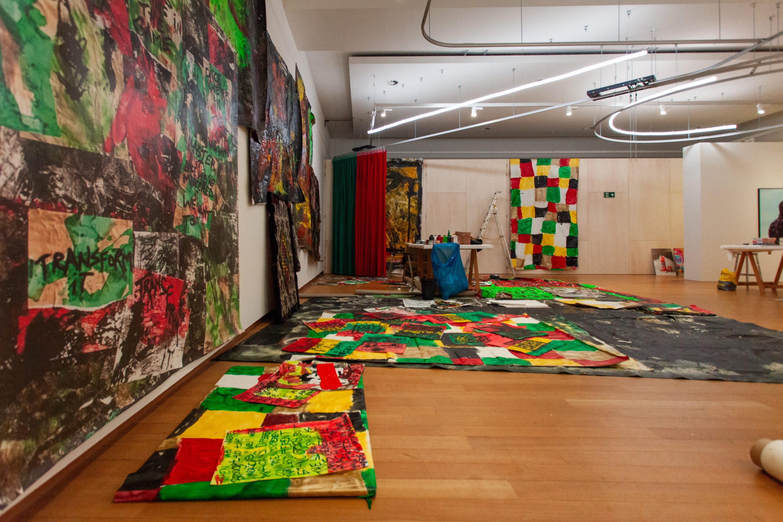 Marcel van den Berg: Process during Manifestation #8 To Be Determined