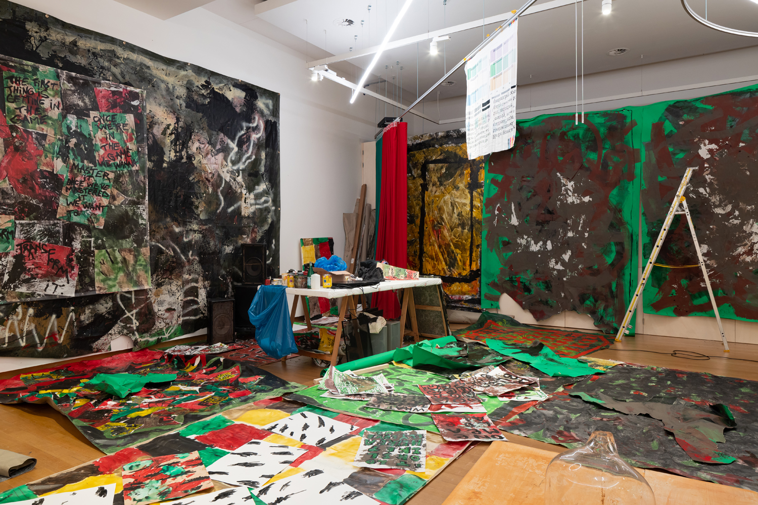 Marcel van den Berg: Process during Manifestation #8 To Be Determined