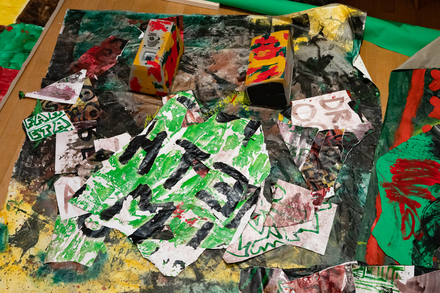 Marcel van den Berg: Process during Manifestation #8 To Be Determined
