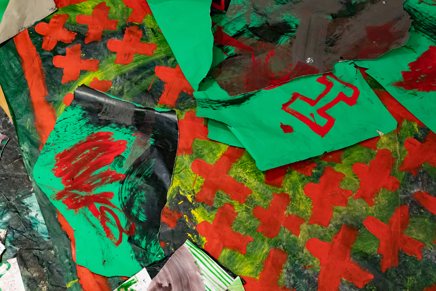 Marcel van den Berg: Process during Manifestation #8 To Be Determined