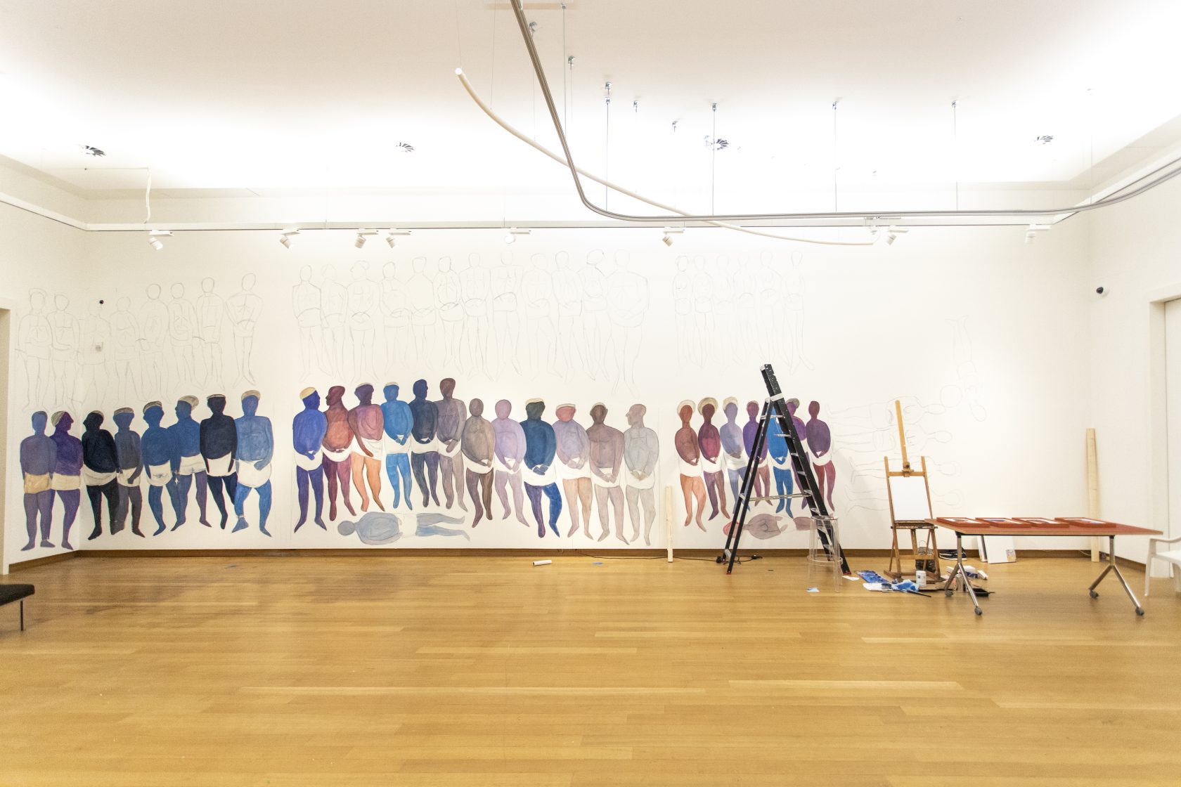 Kenneth Aidoo: Process during ‘Manifestation #39: To Be Determined’