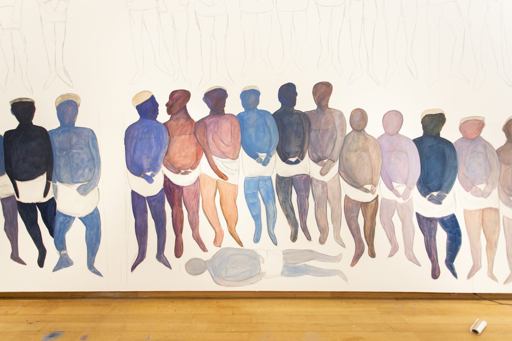 Kenneth Aidoo: Process during ‘Manifestation #39: To Be Determined’
