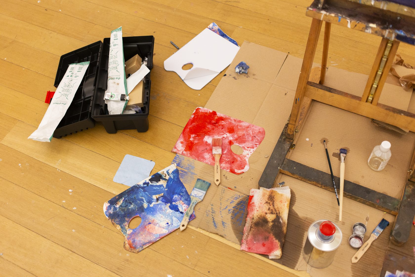 Kenneth Aidoo: Process during ‘Manifestation #39: To Be Determined’