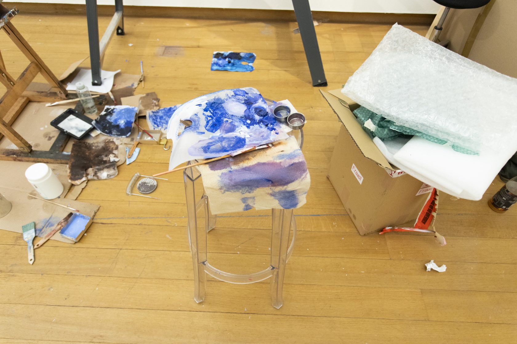 Kenneth Aidoo: Process during ‘Manifestation #39: To Be Determined’