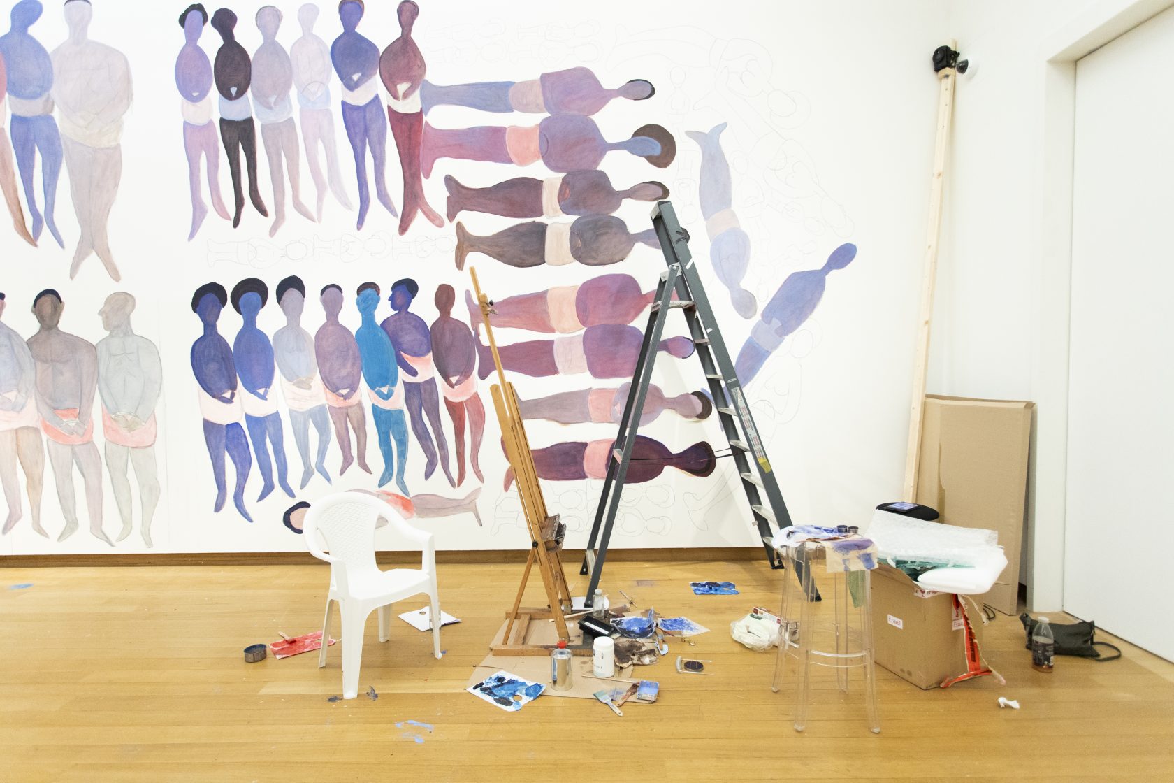 Kenneth Aidoo: Process during ‘Manifestation #39: To Be Determined’