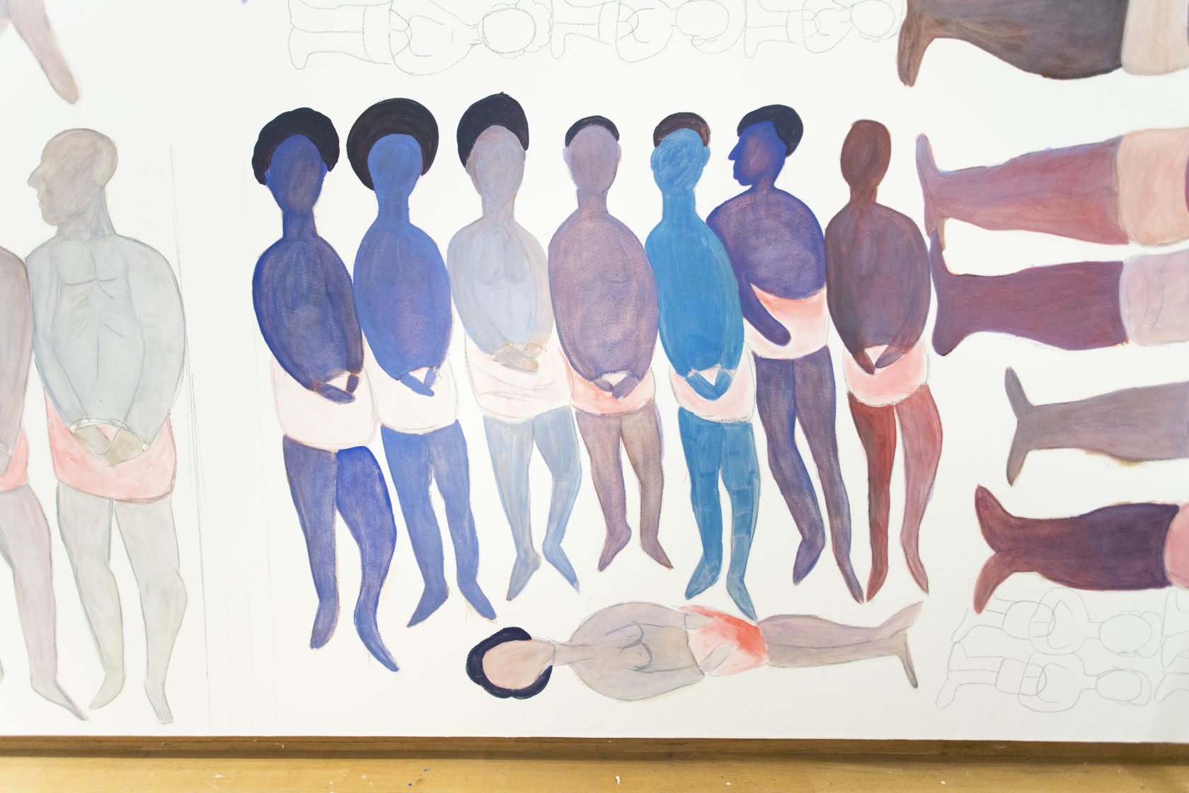 Kenneth Aidoo: Process during ‘Manifestation #39: To Be Determined’