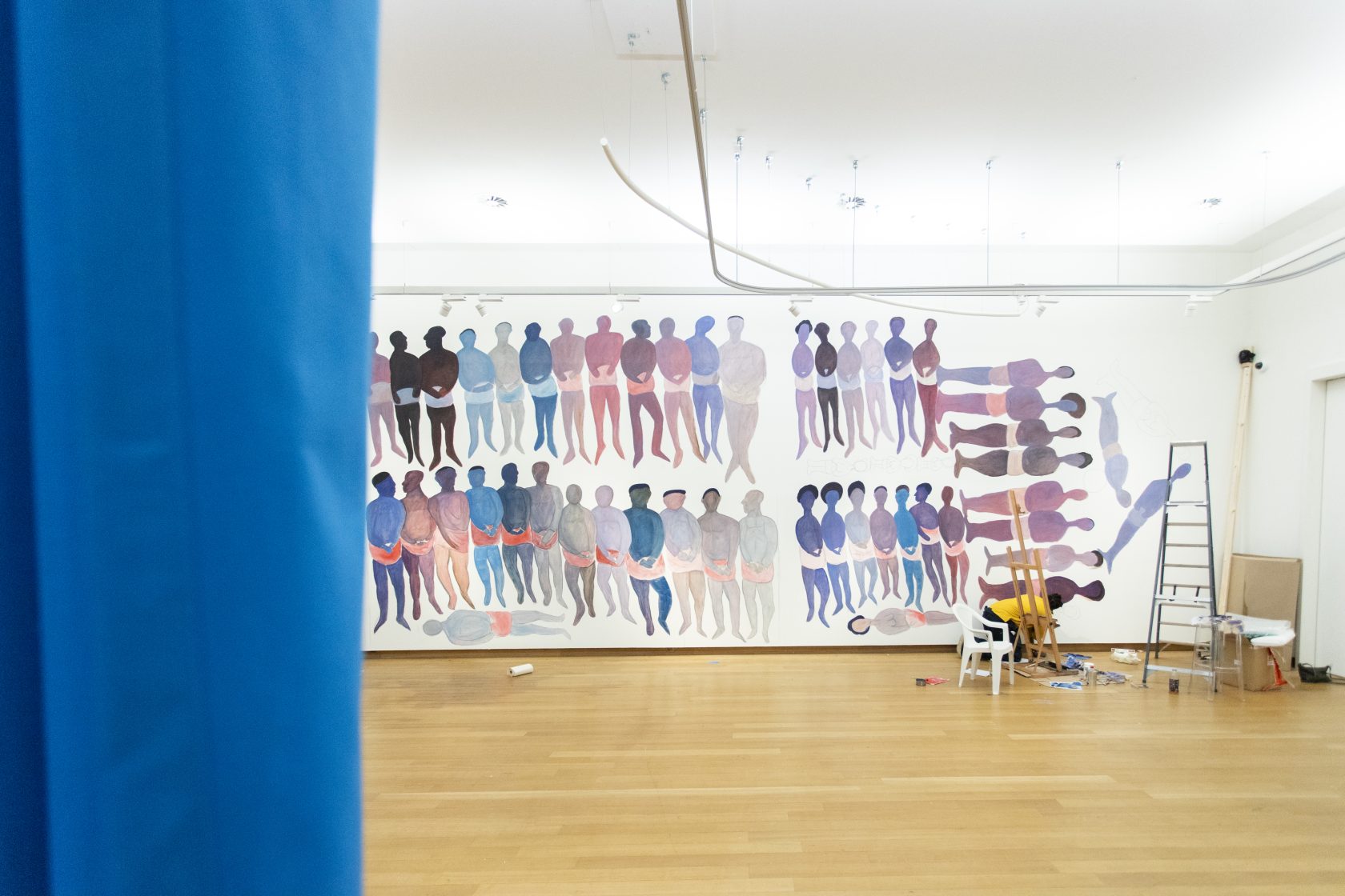 Kenneth Aidoo: Process during ‘Manifestation #39: To Be Determined’