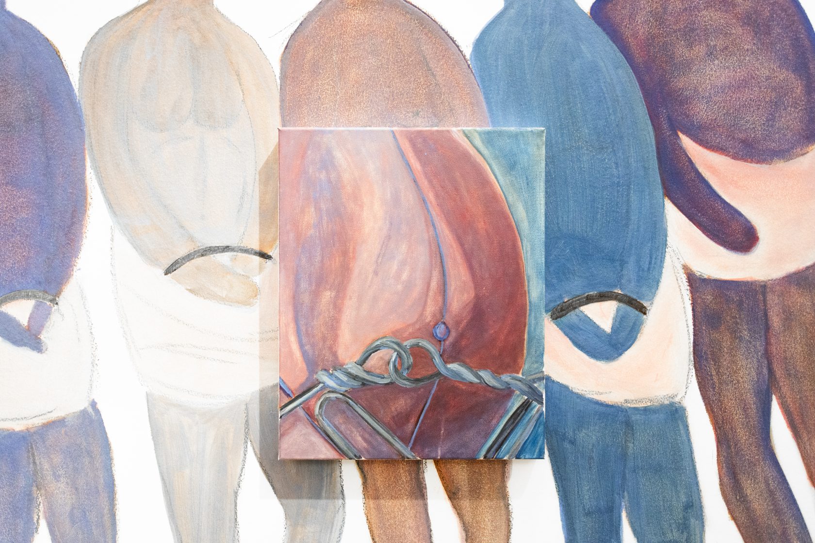 Kenneth Aidoo: Process during ‘Manifestation #39: To Be Determined’