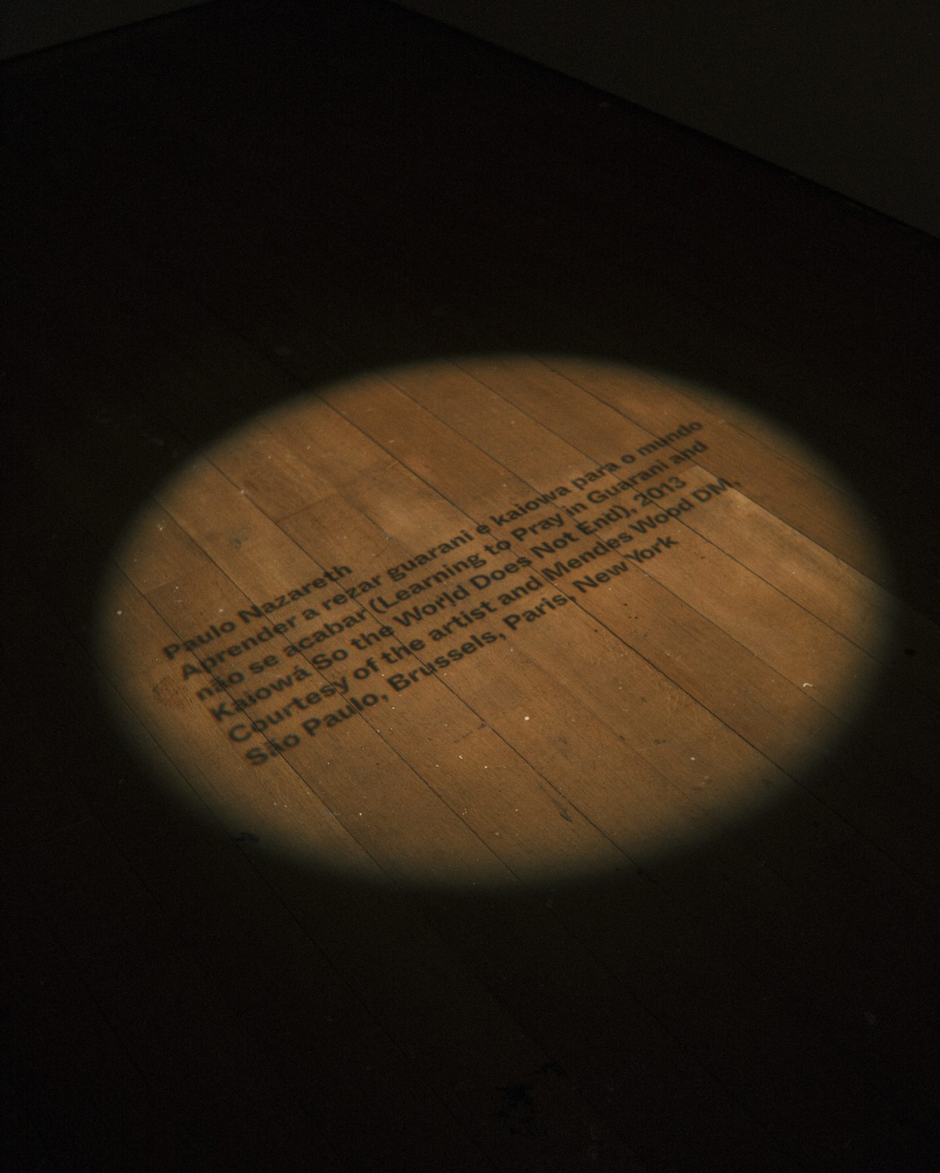 Aprender a rezar guarani e kaiowa para o mundo não acabar (Learning to Pray in Guarani and Kaiowá So the World Does Not End) (2013)