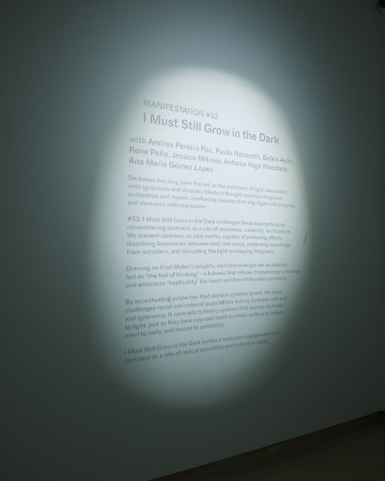 #71 opening – I Must Still Grow in the Dark